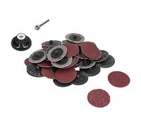 Generic Discos de Lijado de 2 Pulgadas, Discos de Lijado de Lija de 1/4 Pulgadas Conjunto de Papel de Lija 40pcs Papel de de Bloqueo de Madera Dura Plastices de Fibra