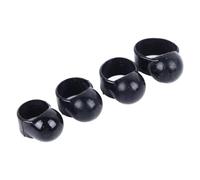 Generic Diseño Antideslizante de la Funda del Dedo del Tambor Etéreo Suave y Elástico, Cuna para el Dedo del Tambor de 4 Piezas para Tocar con Precisión