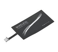 Generic Diseño Autoadhesivo Universal Tipo C Receptor de Cargador Inalámbrico Fácil de Usar 2 Piezas para Pegatina de Carga Portátil