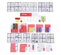 Generic Diseño de Escritorio con Gráfico de Calendario Matemático para Ejercicios Matemáticos Diarios y Participación de los Estudiantes, Adecuado para Aulas de Educación Especial y K 3