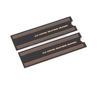 Generic Disipador de Calor M.2 NVMe para SSD 2280 Almohadilla de Enfriamiento de Cobre de Doble Capa 2PCS El Disipador de Calor Delgado para Computadora Portátil Evita El Estrangulamiento Térmico