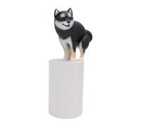 Generic Dispensador de de Espuma para Perros, Automático, sin Contacto, para Regalos de Cocina y Baño, Diseño Animado para Familiares y Amigos, ABS de 10,6x3,5 Pulgadas (Black)