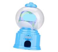 Generic Dispensador Plástico de Chicles Divertido para Máquina de Dulces para Niños, Fácil Operación, Adecuado para Pequeños Aperitivos (BLUE)