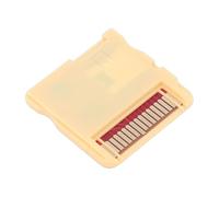 Generic Dispositivo de Copia de Seguridad para Juegos, Tarjeta de Almacenamiento Portátil de Alta Velocidad para , Material ABS de Soporte de 128G, Diseño Compacto (Conjunto WOODHK Amarillo)