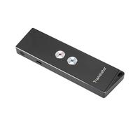 Generic Dispositivo Traductor de Idiomas con 99% de Precisión en Tiempo Real para Viajar y Aprender 74 Idiomas Bluetooth 5.0 Portátil Aleación de Aluminio (Black)