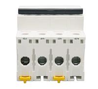 Generic Disyuntor en Miniatura AC 400V 4P para Edificios comerciales: Carcasa Retardante de Llama, Protección contra Cortocircuitos, Extinción Rápida de para Uso Civil e Industrial (6A)