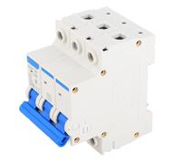 Generic Disyuntor en Miniatura DZ47-63 C25 3P 25A para Uso Doméstico e ingeniería: Material Retardante de Llama Duradero