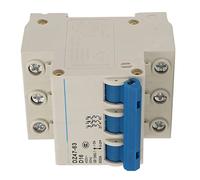 Generic Disyuntor en Miniatura Retardante de Llama 3P Dispositivo de Protección Eléctrica Automática para Edificios de Oficinas Clasificado 400V 63A (DZ47-63 D16)