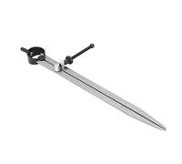 Generic Divisor de Ala de Pulido Fino con Tuerca de Resorte, Brújula de Cuero Estable para Copiar la Longitud del Producto Procesado (250 mm)