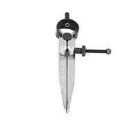 Generic Divisor de Ala de Pulido Fino con Tuerca de Resorte, Brújula de Cuero Estable para Copiar la Longitud del Producto Procesado (125mm)