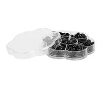 Generic DIY Ojos de Seguridad Negros Botones de Setas de Plástico de Larga Duración para Manualidades de Juguete 184 Piezas para Muñecas Osos Animales de Peluche