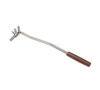 Generic Doblador de Ramas de Bonsái de Acero Inoxidable M10, Herramienta Manual Duradera para Jardineros, de Nogal con Apertura de 5-40mm