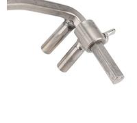 Generic Doblador de Ramas de Bonsái de Acero Inoxidable M10, Herramienta Manual Duradera para Jardineros, de Nogal con Apertura de 5-40mm