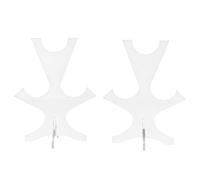 Generic Durabilidad de Acrílico Ajustable del Soporte de Exhibición de la Espada de la Longitud para Las Presentaciones Al por Menor (Transparente)