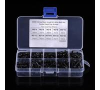 Generic Durable 280 Piezas M3 Cabeza Cilíndrica Hexagonal Tornillo Tuerca Sujetador Conjunto con Resistencia a la Corrosión Ideal para Montaje de Barcos, Equipos de Comunicación