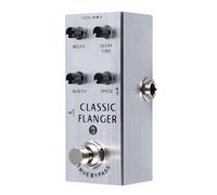 Generic Efecto de Guitarra de Metal, Ajuste Flexible de la Guitarra Eléctrica Efector Multifuncional Resistencia Al Impacto Carcasa de Metal para Rock Jazz Music Styles (SILVER)