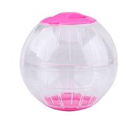 Generic Ejercicio para Hámster, Juguete para Mascotas Pequeño de 12 Cm, Actividad de de Plástico Transparente para Hámsteres y Jerbos, y Peso Ligero para un Juego Seguro, 3 Colores (Pink)
