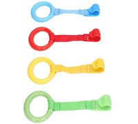 Generic El bebé Plástico Seguro Levanta El Asistente que Camina de la Operación Simple de los Anillos, 4pcs para las Cunas, Familias