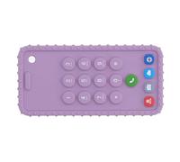 Generic El Teléfono Exquisito formó El Juguete Sensorial del Masticable de Teether para los Hábitos Orales Positivos Teether del Silicón (PURPLE)
