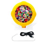 Generic Electric Bead Spinner Machine | ABS, 175 g, 9,8 x 6,7 x 10,5 cm | DIY Bead Stringing Tool for Jewelry Making | for Clay Letter Seed Beads, Pulsera Crafting Spinner