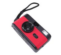 Generic Elegante Cámara de Película de 35 Mm Vintage Reutilizable con Película en Color para una Rica Experiencia Fotográfica (Negro Rojo)