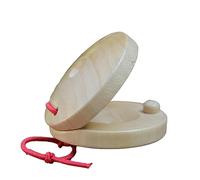 Generic Elegante Instrumento de Percusión de Dos Manos con Castañuela de Dedo para Niños, Mejora el Rendimiento Musical, Ideal para el Aprendizaje Musical de los Niños, Hecho de Madera