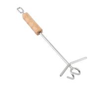 Generic Elevador de Tapa para Horno Holandés Camp, Resistente Al óxido, No Escaldador, de Acero Inoxidable, con Doble Gancho, 14,2"