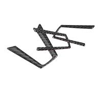 Generic Embellecedor para Volante de Fibra de Carbono para MX-5 ND 2016-2020, Pegatina de Cubierta de Marco de Botón con Textura y Protección contra Arañazos