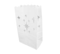 Generic Enchanting Ambience Bolsas Luminarias para Bodas, Fiestas, Acción de Gracias, 20 Piezas Bolsas para Velas con Material Resistente a Las Llamas para Ambientes Románticos y Elegantes