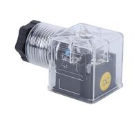 Generic Enchufe de Bobina de Solenoide de Voltaje Transparente Nivel de Protección IP65 Fácil de Transportar y Almacenar para Aplicaciones en Exteriores 5 Piezas