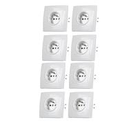 Generic Enchufe Estándar Francés de Plástico de Alta Calidad, Instalación Integrada Conveniente para Hoteles de Oficina en Casa, Corriente Nominal de 16A