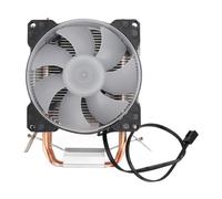 Generic Enfriador de Aire de CPU Disipación de Calor Rápida Ventiladores de Iluminación RGB para 90 Mm 48 Cfm 1800PRM 2 Tubos de Calor de Cobre para Computadora CPU Tamaño de Acero 3,74 X 2,56 X 5,12