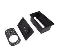 Generic Enjuagadora de Jarra de Acero Inoxidable, Arandela de Taza Eficiente para Bar, Cafetería, Hogar, Fregadero de Cocina, Color Negro (Grande)