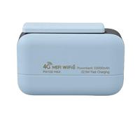Generic Enrutador WiFi6 Inalámbrico Portátil para Viajes con Ranura para Tarjeta SIM 300Mbps 5G Hotspot 10000mAh Power Bank para Frecuencias B1 B3 B5 B8 B40, Fácil Configuración para Uso en Exteriores