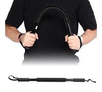 Generic Entrenador de Brazos Ejercitador de Potencia de Antebrazo Fuerte para Desarrollar Músculos Saludables Negro 20 KG a 60 KG (40KG)