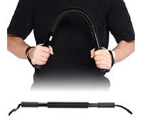 Generic Entrenador de Brazos Ejercitador de Potencia de Antebrazo Fuerte para Desarrollar Músculos Saludables Negro 20 KG a 60 KG (60KG)