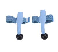 Generic - Entrenador de dedos de piano, ayuda a posicionamiento correcto de la mano con diseño de esqueleto para niños, soporte ergonómico de goma para una buena postura (azul)