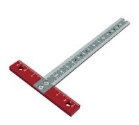 Generic Escuadra en T de Metal, Herramienta de Medición Duradera de Aleación de Aluminio para Arquitectos y Diseñadores, Diseño hacia Atrás de 1mm