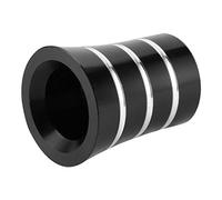 Generic Espaciador de de Talón de Aluminio de para CVO Apto para Motocicletas Ultra Limited y Touring, Superficie de Cromo Pulido, Apto para 2009-2019 (Plata Negro)