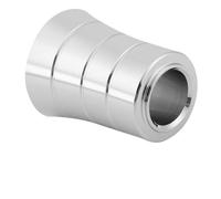 Generic Espaciador de de Talón de Aluminio de para CVO Apto para Motocicletas Ultra Limited y Touring, Superficie de Cromo Pulido, Apto para 2009-2019 (SILVER)