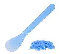 Generic Espátula Desechable, Espátulas de Maquillaje Diy Spoon 100pcs Spatula Cosmetic Máscara Aplicando de Palo (azul real)