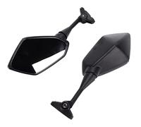 Generic Espejo Retrovisor de Motocicleta Espejo de Cristal de Carcasa ABS de Alto Impacto para CBR600RR CBR600 F4 F4I para una Conducción Más Segura Se Adapta a Accesorios de Motocicleta Negro