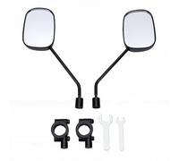 Generic Espejos para Bicicleta, Espejo Retrovisor para Bicicleta, Manillar de 8 Mm, Visión Amplia HD, ángulo Ajustable, Universal, con Lente Convexa, Carcasa de ABS y Soporte de M
