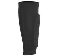 Generic Espinilleras Duraderas Manga Deportiva para Pantorrilla para Baloncesto Equipo de Protección Anticolisión Tela Cómoda de Secado Rápido Negro 1 Pieza (XL)