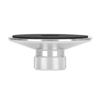 Generic Estabilizador de Discos de Aleación de Aluminio LP110S, Abrazadera de Disco Giratoria Liviana para Mejorar el Rendimiento del Sonido, Compacto y Fácil de Transportar (Silver)