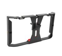 Generic Estabilizador Profesional para Plataforma de Teléfono, Jaula de Video Ajustable con Asas para Grabación de Video en Vivo, Filmación, Aleación de Aluminio para Teléfonos de Menos de 100 Mm