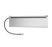 Generic Estación de Acoplamiento 12 en 1 de Aleación de Aluminio con Dos Puertos USB VGA para Portátiles Tipo C, Ideal para Estudiantes y Nómadas Digitales