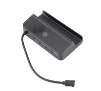 Generic Estación de Acoplamiento HD Interfaz Multimedia 2.0 4K 5 en 1 Hub para Steam Deck USB C Power Delivery Chip Plug and Play ABSTamaño Negro