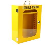 Generic Estación de Etiquetado y Bloqueo de Construcción de Acero, Gabinete Tipo Caja LOTO de Alta Resistencia con Almacenamiento de Gran Capacidad, Ideal para Trabajadores de Fábrica