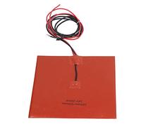 Generic Estera Calefactora para Cama Caliente, Termistor 100K Fácil Instalación Amplia Compatibilidad Almohadilla Calefactora de Silicona de 200x200 Mm para Reemplazo (DC24V)